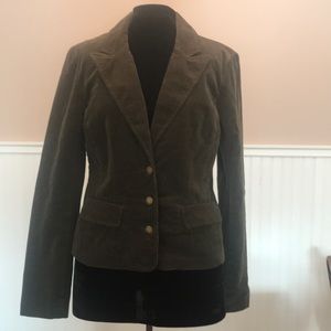 Calvin Klein dusty hunter green corduroy blazer